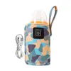 Flaskvärmare sterilisatorer# USB Matning varmare väska bärbar isolerad bröstmjölkuppvärmning mångsidig kamouflage på språng för mamma daghem resor 230728