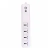 Smart Power Plugs International General Tuya Wifi Smart Power Strip Plug 4 EU Socket Outlets With 2 USB Port Timing Voice Control Works With Alexa HKD230727