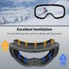 Lunettes de ski Findway Aldult Lunettes de ski 100 % protection UV 400 - Verres interchangeables anti-buée sur lunettes Lunettes de snowboard pour femme homme 230728