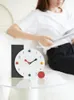 Zegary stołowe kreatywne zegar nowoczesny design dekoracje domowe ozdoby do dekoracji salonu Saat Horloge Mechanizm zasilany baterią