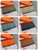 Designer Bag Top Quality Cowhide Luxurys Wallet Cardholder Mens Women Designers Purse With Box Long Square Card Holder Purse 514