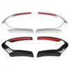 2st Abs Chrom Carbon Fiber Car rattdekoration Täcktrim för BMW F20 F22 F30 F32 F10 F06 F15 F16 M-SPORT281N