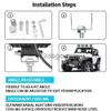 إضاءة الدراجات النارية 80W ELENG EYES STORTERS MOTRAIDS MEDLOY LED LEVER LIGH