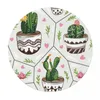 Nappe de Table Moderne Couverture Ronde Stretch Nappe Cactus Motif Décoratif À La Maison