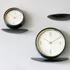 Wandklokken Personality Clock Woonkamer Thuisgebruik Retro Nordic Watch Quartz Mute Gatvrij 9 inch