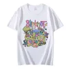 Erkek Tişörtleri Yaz Pamuklu T-Shirt Heavy Zihinsel Bant T-Shirts Hiphop Kısa Seviye Üstler UNISEX GRAFİK BASKI TSHIRT SOKA GİYESİ Y2K Tshirts 230728