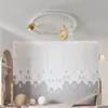 Plafonniers nordique blanc avion Dimmable chambre d'enfant étude moderne créatif chambre Design d'intérieur lampes LED