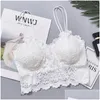 Bras Lingerie Women Y Lace Floral Bralette Bra Tank Camis Underwear Crop Tops Brassiere Rop Delivery Apparel Womens Dhiim