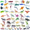 2023 Simulated Small Dinosaur Kids Toys Archaeological Model Set Mini Dinosaurs Wildlife Toy Birthday Party Decoration For Childern Adults Gifts 56 Styles