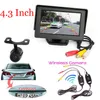 Night Vision 2 4 Wireless HD Reversing Backup Wide Vinle CCD BACKE CAMERA 4 3 TFT LCD CAR RAVSE BACKEVITER256R