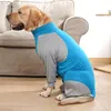 Vestuário para cães Traje de recuperação para feridas abdominais após o uso Evite lamber feridas pós-operatórias Camisas para remoção de corpo