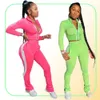 Tracksuits Casual 2 Two Piece Set Womens Sexy Outfits Crop Top Stacked Pants Leggings Women Matching Sets Ladies Tracksuit Female 8911059