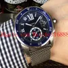 Black Dial 41mm Calibre de W7100057 Mechanical Automatic Movement Mens Watch Diver's Men's Wristwatches St259P