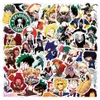 100pcs autocollant de voiture Cartoon Anime Stickers My Hero Academia Graffiti Boku No Hero Academia Character Decal Laptop Car Kids Sticker182G