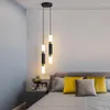 Lampy wiszące sypialnia nocny żyrandol xiaohongshu salon podwójny lekki luksusowy dekoracja LED akryl
