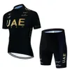 Cycling Jersey Sets UAE Summer Set Breathable Clothing MTB Clothes Bicycle Bib Pants Bike Race Sportswear 230728