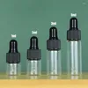 Lagringsflaskor 1 ml/2 ml/3 ml/5 ml transparent droppglasflaska liten prov resor split eterisk olje grossist