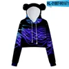 Heren Hoodies Bear Ears Cropped Sweatshirt Vrouwen Trui Sexy Mode Hoodie Sportkleding Trend 23