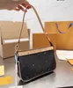 Designer lyxig handväska läder handväska crossbody messenger tote kuvert paket läder kvinnor messenger väskor axelkedja påse plånböcker med låda