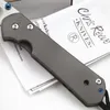 Chris Reeve Sebenza 21 CR Coltelli pieghevoli D2 titanio Impugnatura mercerizzata Campeggio esterno Caccia Sopravvivenza Coltelli tascabili Utility 21th EDC Tools