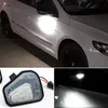 2 Pcs Canbus LED Side Mirror Puddle Lights Lâmpada para VW Volkswagen Jetta 10-15 EOS 09-11 Passat B7 2010- CC 09-12 Scirocco 09-142555