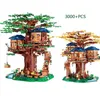 في الأسهم 21318 Tree House ، أكبر الأفكار طراز 3000 PCS Legoinges Building Builds Bricks Kids Educational Toys Higdts T191209224C