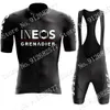 Conjuntos de Camisas de Ciclismo Branco INEOS Grenadier Team Conjunto Roupas de Bicicleta Camisas de Bicicleta de Estrada Terno Bermuda MTB Ropa Maillot 230728