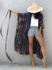 水着のビーチカバーアップスイムウェアの女性ブラックタイ染料染料水着ケープサマードレスビーチウェア衣装230727