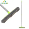 Rubber Broom Pet Hair Lint Removal Device Bristles Magic Clean Sweeper Squeegee Scratch Bristle Long Push Broom1297T