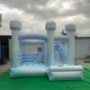 PVC Tie Dye Inflatable Bouncer With Slide Commercial Kids Jumping Castle Adult Bounce House For Wedding Party Rental