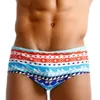 Men's swimwear Geometric Color Padded Swimsuit Slip For Men 14 Styles Men's Beach Swimming Trunks Bathing Suit Man Swim Shorts Swimwear Briefs 230727