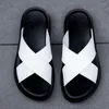 Slippers Italian For Men 2023 El Beach Summer Shoes High Quality Big Size 47 Slip On Light Flats Male Flip Flops