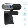 Webcams 1080P Full Webcam Camera with Webcam Cover Webcam for Video Recording for Desktop or Laptop R230728