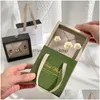 Jewelry Boxes Paper Der Box Ring Necklace Packaging Gift With Handle For Proposal Drop Delivery Display Otjss