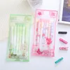 6 teile/satz Nette Gel Stift Für Kinder Student Schule Bürobedarf Schreibwaren Kawaii Schreiben Stifte 0,5mm Schwarz Tinte Geburtstag geschenk