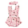 Rompers Citgeett Summer Born Baby Baby Ruffles Romper Backless Druku