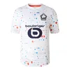 LOSC Lille 2023 2024 Vierde thuisvoetbalshirts CABELLA J DAVID OUNAS ANGEL voetbalshirts 22 24 Lille Olympique ANDRE YAZICI maillot Volwassen uittenue Kindertenue Uitrusting