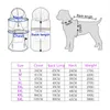 Hundebekleidung S-5XL Haustierkleidung Regenmantel Sicherheit Reflektierender Streifen Verschleißfester kleiner großer Regenmantel Wasserdichter Outdoor-Welpe