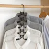 Hängare rack Space-Saving Garderob Hanger Multi-Layer Clothing Storage Organizer Foldbar Support Hanger Metal Hanger Sweater Hanger 230728
