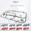 Electric RC Track Electric Train High Speed ​​Model Railway Harmony Rail Toy Car Assemble DIY Set Children Christmas Gift To Boy 230727