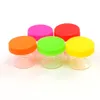 wholesale Packing Glass Bottles silicone dab container mini 6ml nonstick jar oil jars tobacco containers