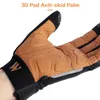 Cycling Gloves WEST BIKING Spring Autumn Cycling Gloves Full Finger Touch Screen Bike Shock Absorbing Gloves PU Leather Non-Slip Fitness Gloves 230727