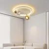 Ceiling Lights Nordic White Aircraft Dimmable Children's Room Study Modern Creative Bedroom Interior Design LED Lamps