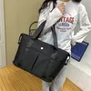Женская спортивная сумка lu, повседневная большая сумка на плечо, вместительная нейлоновая спортивная сумка, водонепроницаемые сумки большой вместительности