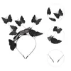 Bandanas 3D Butterfly Headband Women Headbands Fashion Hair Hoop Po Prop Party Decorations