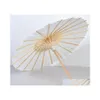 Parapluies 60 Pcs Nuptiale De Mariage Parasols Papier Blanc Beauté Articles Chinois Mini Artisanat Parapluie Diamètre 60 Cm Sn4664 Drop Delivery Home Dhus7