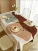 Table Cloth Simple Rectangular Tablecloth for Dining Table Living Room Table Cover Furniture Home Decoration Fireplace Countertop R230726