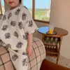 Pyjamas Enfants Ensemble D'été Garçons et Filles Homewear À Manches Courtes Shorts Bébé Lâche Mince Simple Style Casual 230728