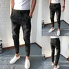 Hommes Jeans Hiver Brossé Pantalon Hommes En Peluche Épaissir Designer De Luxe Mince Style Coréen Vêtements Streetwear Homme Denim Pantalon Homme