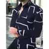 Men's Casual Shirts 2023 I Quality Fasion Men Sirts Buttoned Sirt Desiner Starry Sky Print Lon Sleeve Tops Clotin Cardian